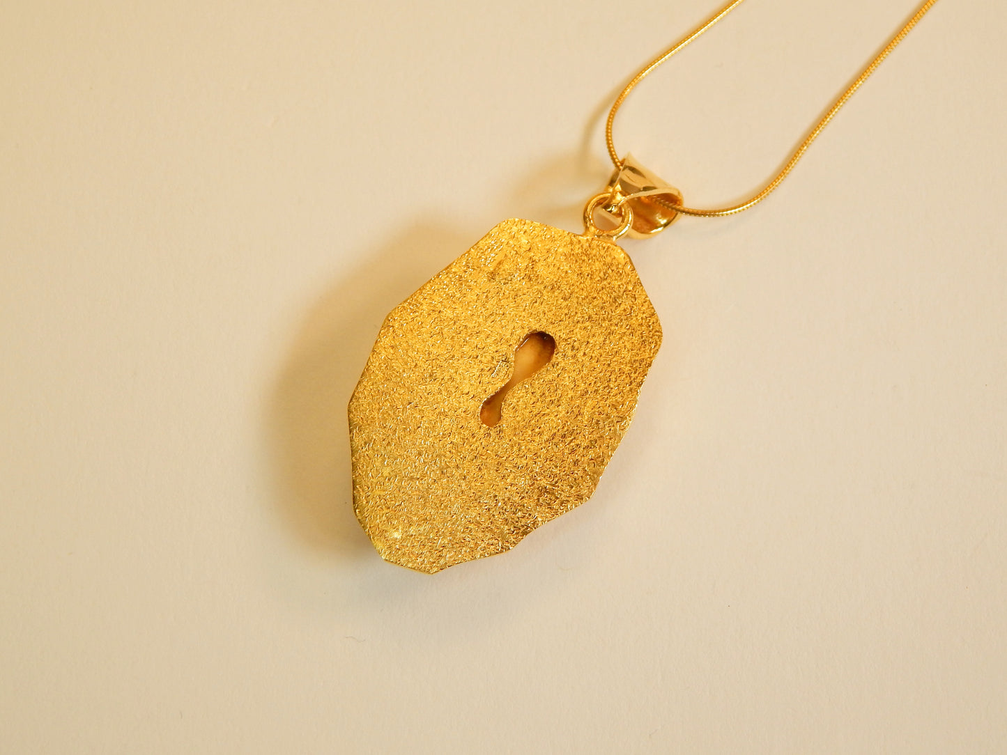Natural Baltic Rare White Amber 14k Gold Plated Handmade Designer Necklace